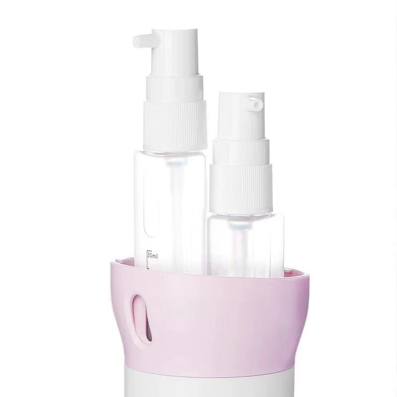 Botellas Dispensadoras de Cosméticos y Champú de Viaje 4-en-1