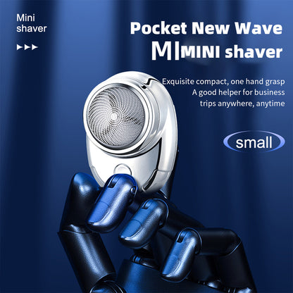 Afeitadora Recargable Mini Portátil de Viaje para Hombres