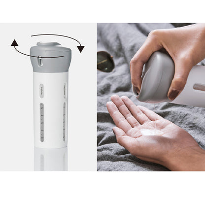 Botellas Dispensadoras de Cosméticos y Champú de Viaje 4-en-1